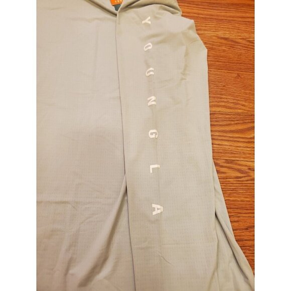 YoungLA Men’s Size 2XL Zephyr compression Long Sleeve shirt Scuba Green #424 NWT - Picture 4 of 11